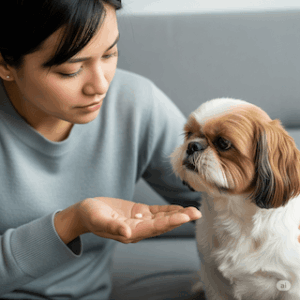 cách cho chó uống thuốc