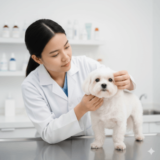vệt ố nước mắt ở chó