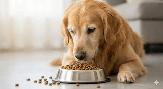 thức ăn chăm sóc chó già