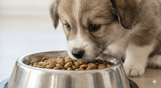 thức ăn cai sữa cho chó con