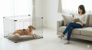 để chó ở nhà một mình