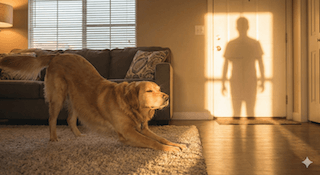 để chó ở nhà một mình