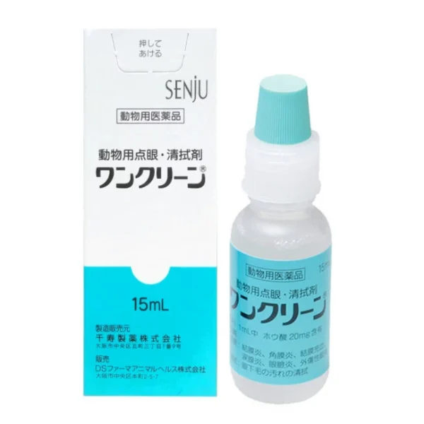 Dung dịch nhỏ mắt và vệ sinh mắt cho chó Senju JAPAN 15ml