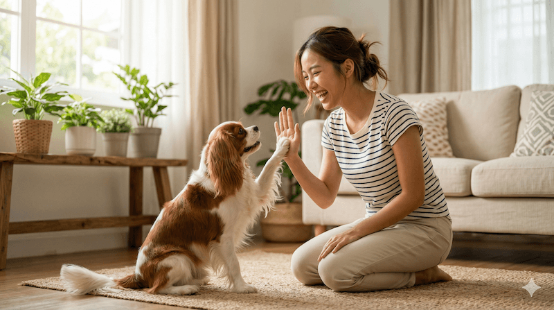 dạy chó làm trò