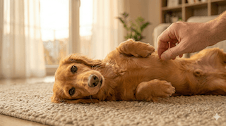 cách vuốt ve chó