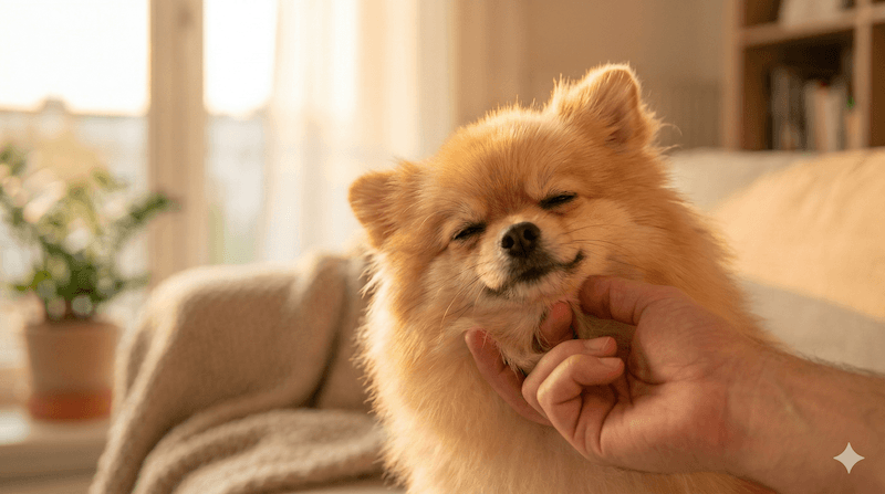 cách vuốt ve chó