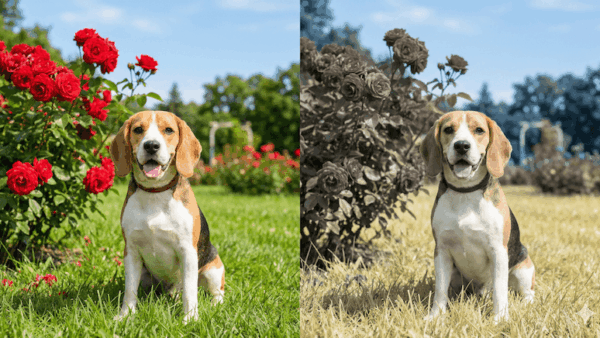 thị giác của chó