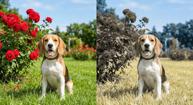 thị giác của chó