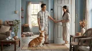 sủa khi nghe tiếng chuông