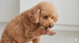 bệnh da ở chó Poodle