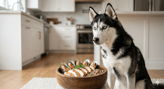 chế độ ăn của chó Siberian Husky