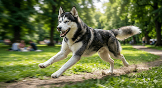 chế độ ăn của chó Siberian Husky