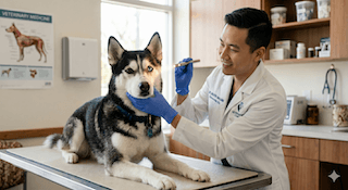 Bệnh về mắt ở chó Siberian Husky