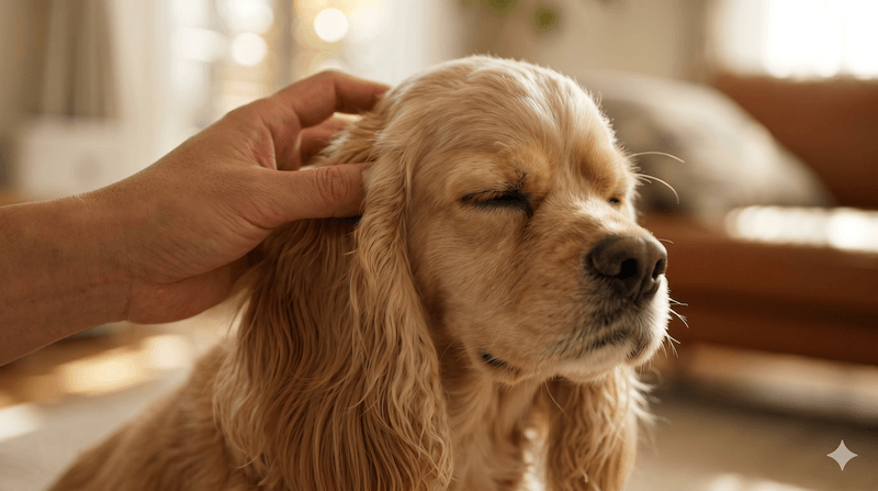 massage cho chó
